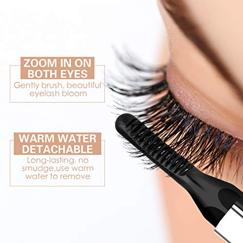 2020 Updated Heated Eyelash Curler, Electric Eyelash Curler, Eyelash Curler for Quick Natural Eye Lashes Curling USB Rechargeable, Lash Curler for Durable Shape, Safe and Worry-free (Black)