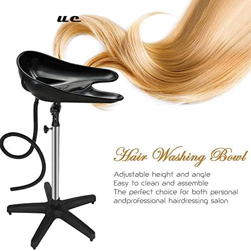 Adjustable Deep Shampoo Basin Hair Bowl With Drain Tube Portable Bowl Chair Hair Washing Bowl Salon Treatment Hairdressing Tool