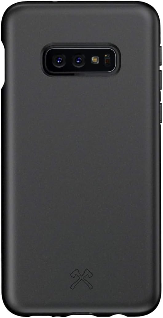 Woodcessories - Phone Case compatible with Samsung Galaxy S10e Case Black - Ecofriendly, made from plants