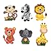 AVELLIM 18 Safari Jungle Zoo Animals Small (4.5