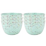 Zak Designs 2316-0321-ISET Confetti Plastic Bowls, Set, Pub Mint