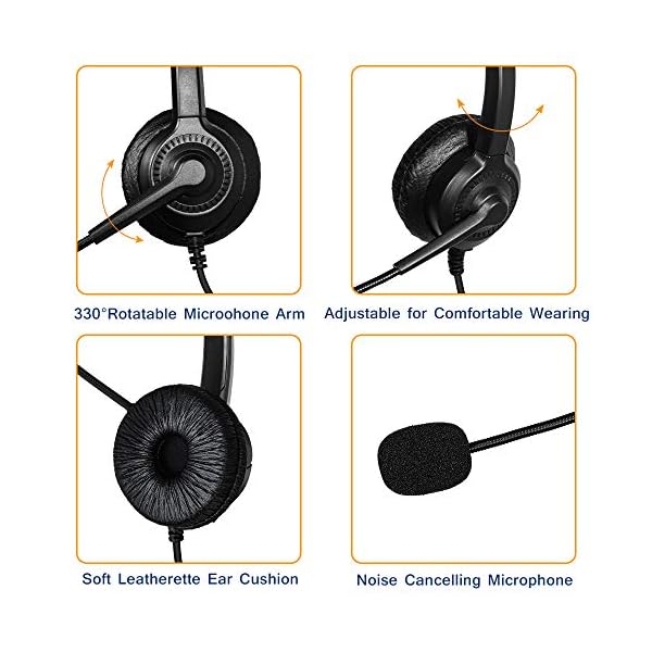 TWOTW-Binaural-Telephone-Call-Centre-Headset-with-25-mm-Headphone-Jack-Noise-Cancelling-Microphone-Volume-Mute-Controls-for-Specific-Landline-Model-Phones TWOTW Binaural Telephone Call Centre Headset with 2.5 mm Headphone Jack Noise Cancelling Microphone Volume Mute Controls…