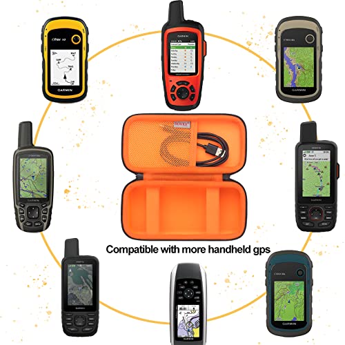 BOVKE Carrying GPS Case for Garmin GPSMAP 66i, Garmin inReach Explorer+