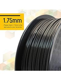 supply3d abs 1kg1.75 blk ABS Impresora 3d filamento carrete, dimensional Precisión +  0,05 mm, 1 kg, 1,75 mm, Negro