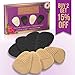 Heel Cushion Inserts - Shoe Inserts Women - High Heel Inserts for Women - Metatarsal Pads for Women - Ball of Foot Cushions for Pain Relief from Neuroma, Bunions, and Metatarsalgia (4 Pairs)