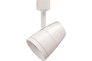 Juno Lighting R600L G2 2700K 80CRI PDIM FL WH Dimmable 9.5W LED Trac Head, 50W Equivalent, White, Regular Flood Gen 2