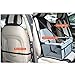WOPET Durable Pet Booster Seat,Dog Protector Car Seat with Adjustable Safety Straps and Zipper Storage Pocket-Suitable for Small and Medium Pets up to 20 lbs(Grey)