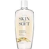 Skin So Soft Radiant Moisture Bath Oil, Bonus Size 25 fl oz – with Argan Oil, Silk Proteins & Illuminator Technology – Softens, Hydrates & Illuminates Skin – Peony Musk Scent