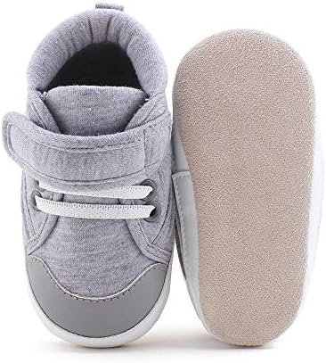 Delebao Baby Non-Slip First Walking Shoes Fashion Breathable Hook & Loop Sneakers
