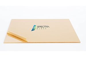 12"x24"(3/16") Spectra Glass Clear Acrylic Sheet-Paper Masked on Both Sides-Impact Resistant-Great for DIY,Aquariums,Arts and Crafts,Window Replacement. All Sizes are Cut Nominal