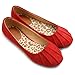 Ollio Women's Ballet Shoe Comfort Faux Suede Flat