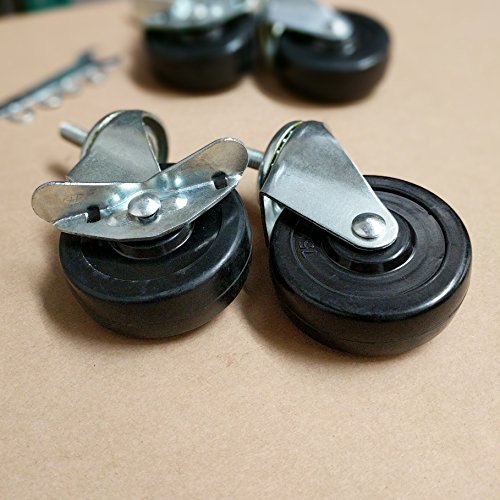eeZe Rack 3-inch (3") heavy duty Wire Shelving Wheels, NSF CERTIFIED, (Set of 4) - Thumbnail 6