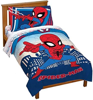 spiderman fitted crib sheet