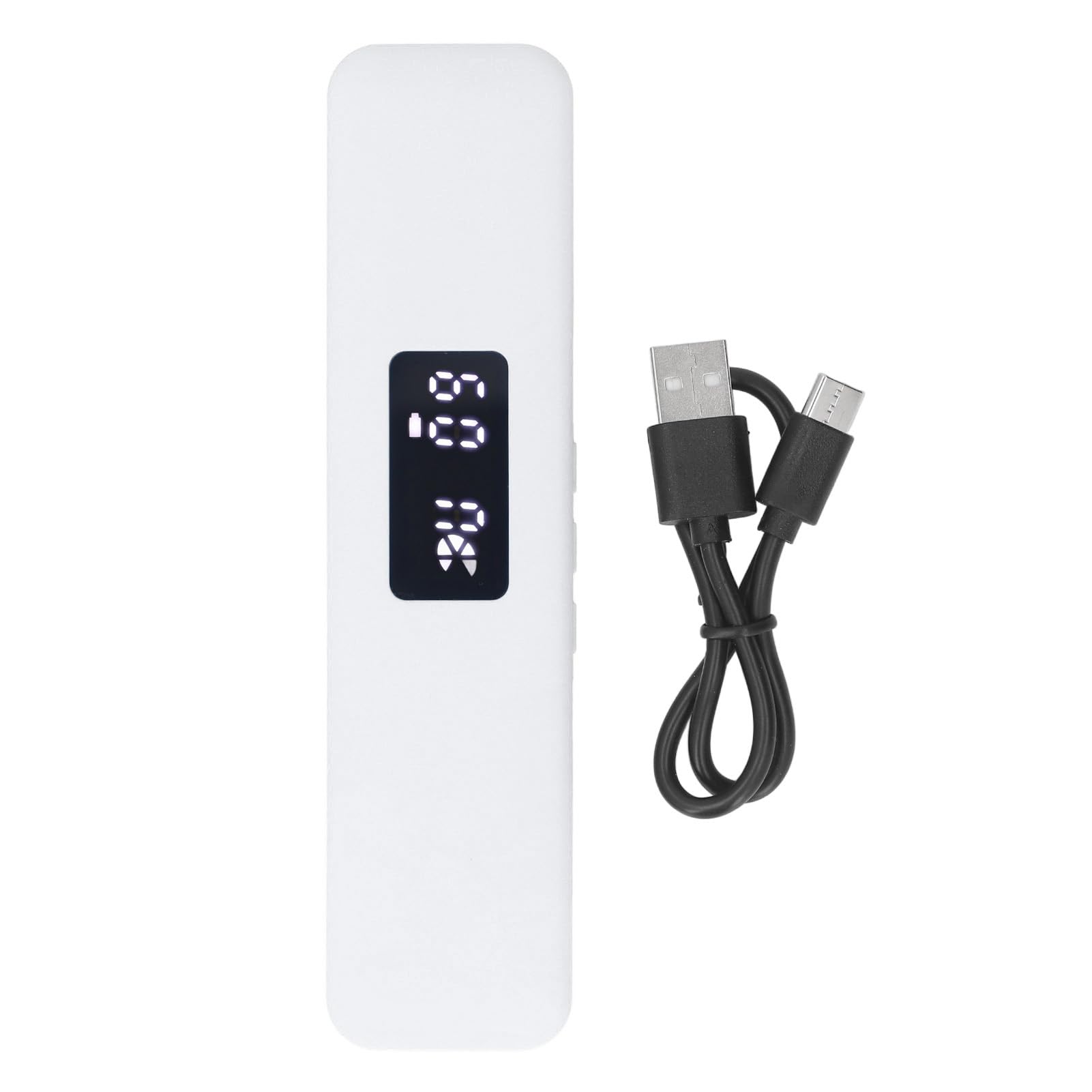 Sxhlseller Pillow Speaker Bone Conduction Stereo, Mini Bluetooth5.3 Sleep Headphones with Digital Display Timer Function for Side Sleepers, Deep Sleeping, Meditation, Insomnia (White)