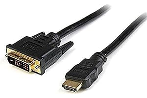 StarTech.com HDMIDVIMM15 HDMI to DVI-D Cable, M/M, 15-Feet