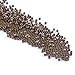 Neitsi Non-Silicone Nano Rings Beads for Nano Tip Remy Hair Extensions (500pcs, Light Brown)
