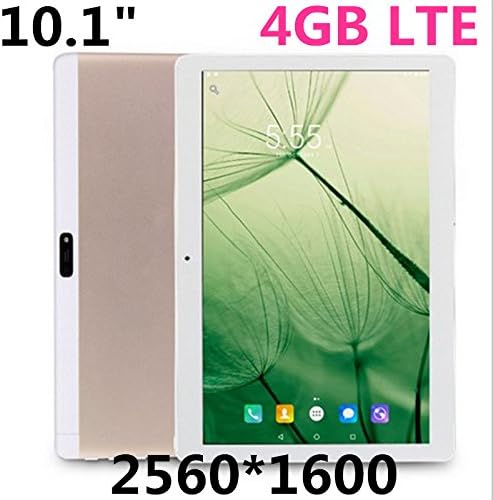 4GB LTE10 inch Tablet Octa Core 2560*1600 IPS Bluetooth RAM 4GB ROM 64GB 8.0MP 4G MTK6592 Dual sim card Phone Call Tablets PC Android 6.0 Lollipop GPS electronics 9 10 （gold）