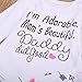 MA&BABY Newborn Infant Baby Boy Girl Famliy Saying Romper+ Pants+Headband+Hats Outfits (A~White, 0-6 Months)