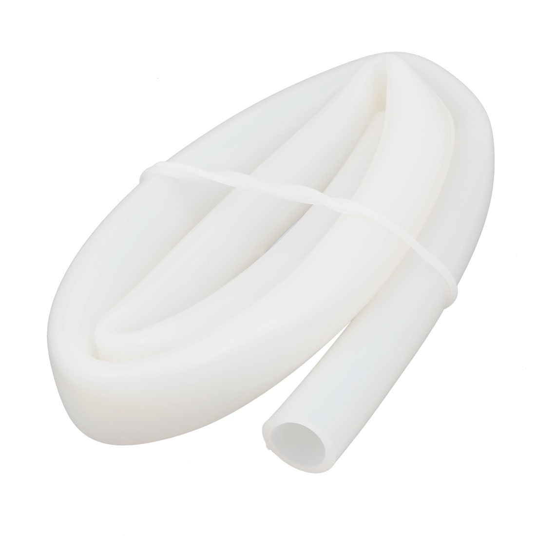 sourcingmap 19mm x 25mm Dia High Temp Resistant Insulation Hose Silicone Tube Milky White 1M Long