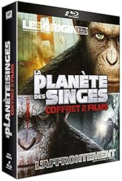 La Planète des Singes : Les origines + La Planète des Singes : L'Affrontement - Blu-ray