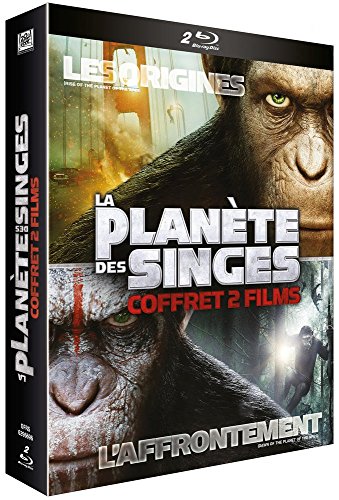 La Planète des Singes : Les origines + La Planète des Singes : L'Affrontement - Blu-ray