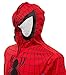 Marvel Spider-Man Cosplay Full Zip Hoodie Red,2X