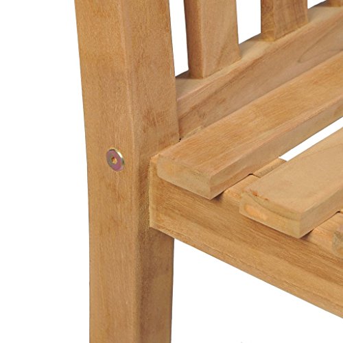 vidaXL 2X Teak Massiv Gartenstuhl mit Armlehne Essstuhl Holzstuhl Gartensessel Stuhl Stühle Sessel Gartenstühle Terrassenstuhl Garten – Bild 6