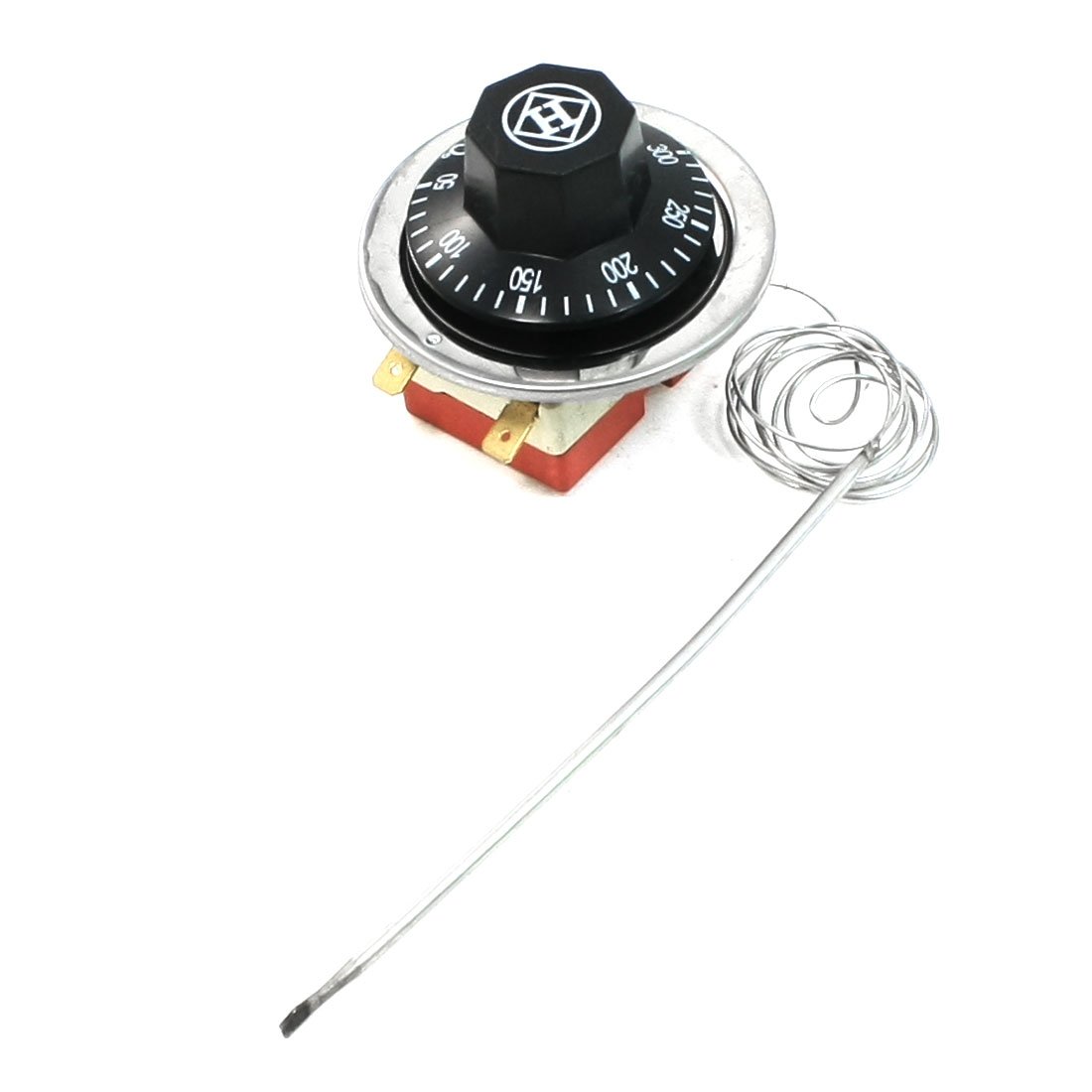 sourcingmap NC AC 250 16A 3A 50-300C Temperature Control Switch Capillary Thermostat for Oven Refrigerator Heater