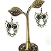 Imixlot Beatiful Vintage Style Retro Big Black Eye Owl Earrings