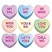 VictoryStore Valentine's Yard Decorations Hanging Candy Hearts, Outdoor Valentine's Day Decorations, 12372 Set of 9 Corrugated Plastic Hearts