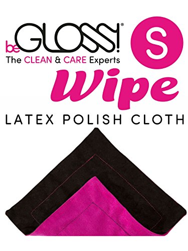 eGloss Wipe Perfect Shine Polished Double Layered Cloth for Latex Clothing in Small Size