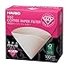 Hario V60 Paper Coffee Filter, Size 01, Natural, 100ct Box