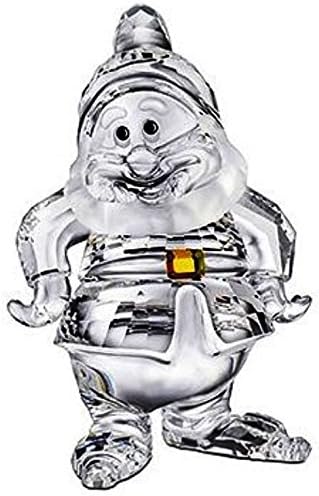 Swarovski Crystal Collectible Disney Snow White Dwarf "Happy" Figurine / Sculpture / Statue