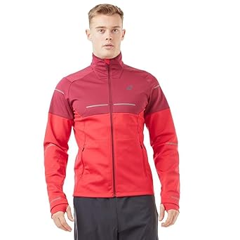ASICS Lite-Show Winter Herren Laufjacke, Rot, XL