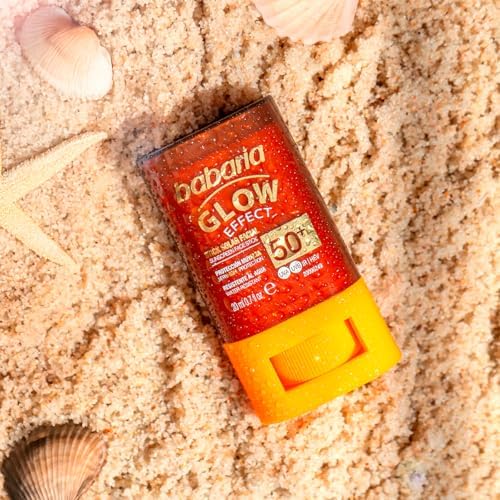 Glow Effect Stick Solar Facial SPF50+ 20 ml – Efeito Luminoso com Tahitian Monoi, Niacinamida e Manteiga de Karité - Resistente à Água