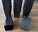 30 Seed Starting - 2 1/4 Square X 3 1/4 Deep BLACK Plastic Rose Pots