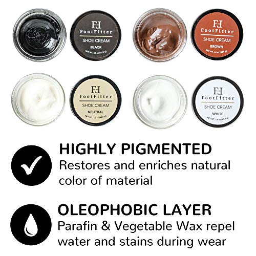 FootFitter Shoe Shine Dauber and Conditioning Cream Polish Set Pricepulse