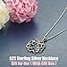 FUNRUN JEWELRY 925 Sterling Silver Celtic Knot Pendant Necklace for Women Girls Infinity Necklace Endless Love