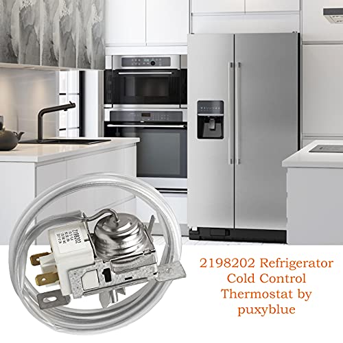 2198202 Refrigerator Cold Control Thermostat Compatible With Whirlpool