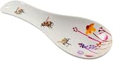 The Leonardo Collection Busy Bees Spoon Rest | Hand-Painted Resin Decor view 2