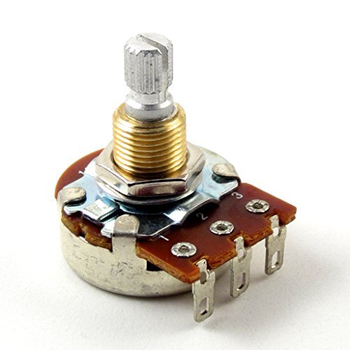 Bourns 250K Split Shaft Low Friction Audio Taper Potentiometer