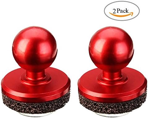Yourss 2PCS Stick Game Rocker Joystick Joypad Touchscreen Gamepad Controller For Iphone Ipad Andriod Touch Screen Smart Mobile Phone (Red)