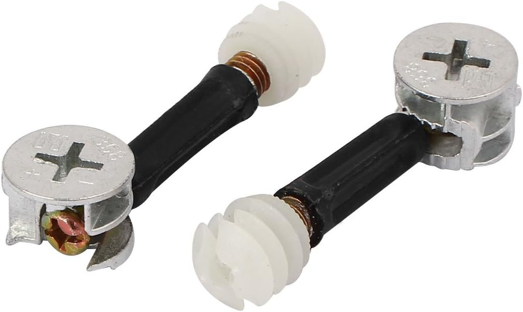 20 juegos de tornillos de fijación para muebles Tuerca de perno y tacos