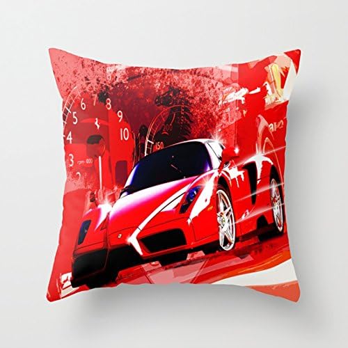 CuteeLopihs 18in Throw Pillowcase Set Ferrari Enzo with Fresh Style Pattern