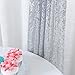 HELAKU Sliver Sequin Backdrop Curtains - Sequin Fabric Photography Background Glitter Photo Booth Backdrop for Birthday Wedding Party Decor, 2 Panels 2.5x8FT