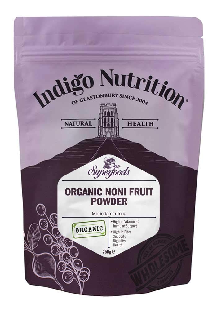 Indigo Herbs Organic Noni Fruit Powder 250g