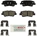 BOSCH BE1544H Blue Ceramic Disc Brake Pad Set With Hardware - Compatible With Select Hyundai Accent, Elantra, Elantra Coupe; Kia Optima, Rio; REAR