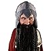 Beard Head Barbarian Dwarf Warrior - Original Handmade Knit Helmet and Removable Beard