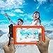HOMAR Universal Protective Waterproof Cell Phone Cases Best in Outdoor Recreation Kayak Accessories for iPhone 6S, 6, 6 Plus, 5S, BlackBerry Smart Phone up to 6 inches (Orange)