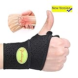 2020 New Version Profession Wrist Brace for Carpal Tunnel, Strap/Brace/Support/Wraps for Right and Left Hands Day & Night